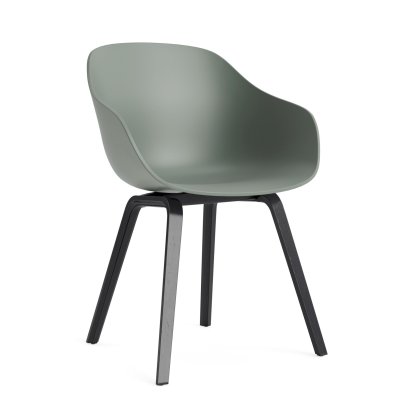 About A Chair AAC 222 Stuhl, Eiche schwarz lackiert, Fall green 2.0