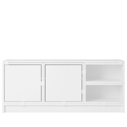 Stacked Garderobe 2, Weiß