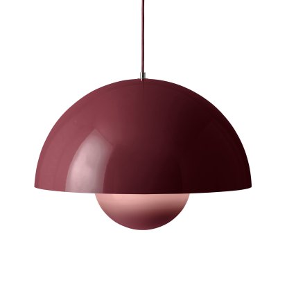 Flowerpot VP2 Pendelleuchte, Dark plum