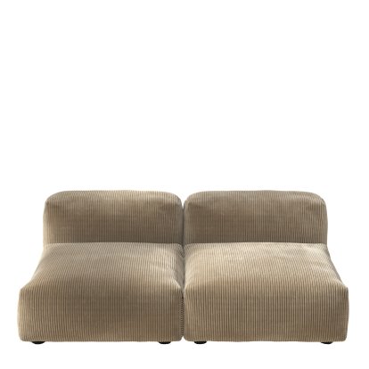 Vetsak Sofa Set 1, M, Cord velours - Sand, Ohne Kissen