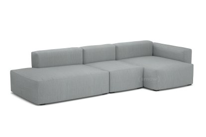 Mags Soft Sofa Kombination 4, Armlehne rechts, Steelcut Trio - rauchgrau