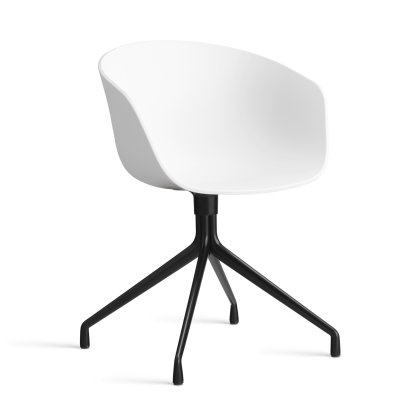 About A Chair AAC 20 Drehstuhl, White 2.0, Aluminium schwarz pulverbeschichtet