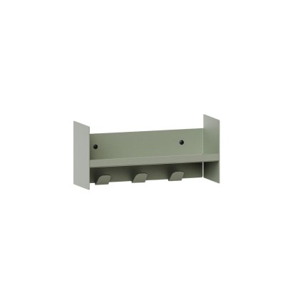 Pli Wandregal Slim, 30 cm, Eukalyptusgrau, Mit Haken