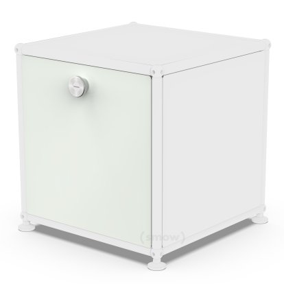 USM Haller Klapptür für USM Haller Regale, 35 cm x 35 cm, Lichtgrau RAL 7035