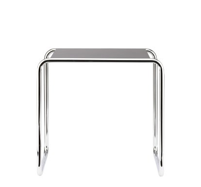 Satztisch B 9, B 9b (H 50 x B 52 cm), Buche gebeizt, Buche natur