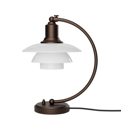 PH 2/2 Luna Aged Brass Opal Tischleuchte