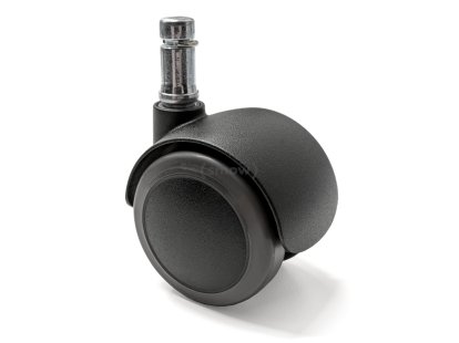 Rolle für Vitra Stühle, Für Eames Plastic Chair (Rolle schwarz), Weiche Rolle für harte Böden