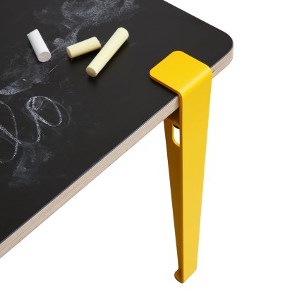 Tiptoe Kinderschreibtisch, Schiefer Vice Versa, Sonnengelb