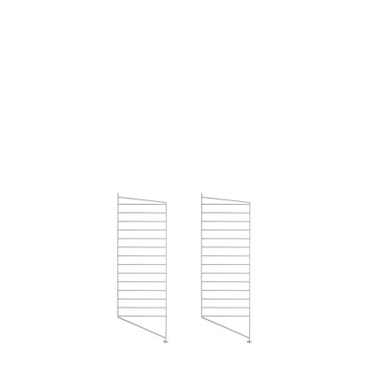 String System Bodenleiter, 2er Set, 85 x 30 cm, Grau