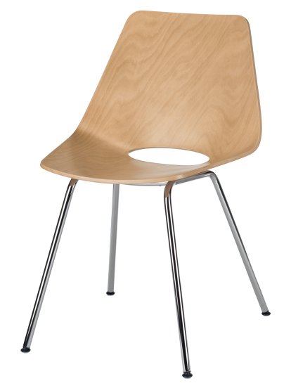 S 661, Buche gebeizt natur (TP 17), Verchromt