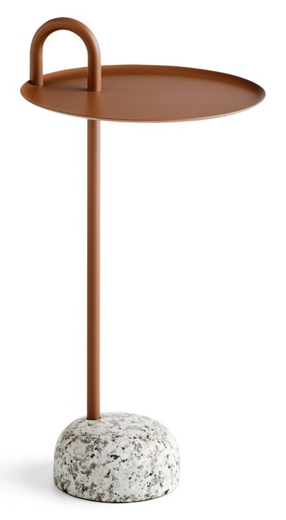 Bowler Beistelltisch, Pale brown