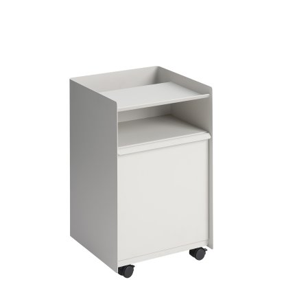 Folded Rollcontainer, H 61,5 cm, Grey, Geschlossen