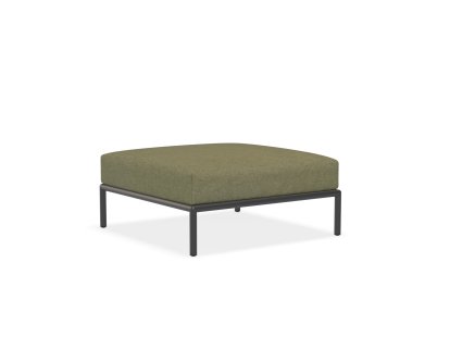 Level 2 Ottoman, Dark grey, Leaf
