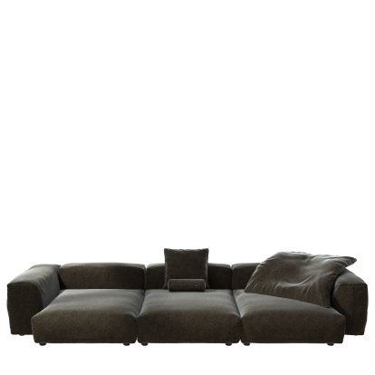 Vetsak Sofa Set 5, Suave - Anthracite, Mit Kissen