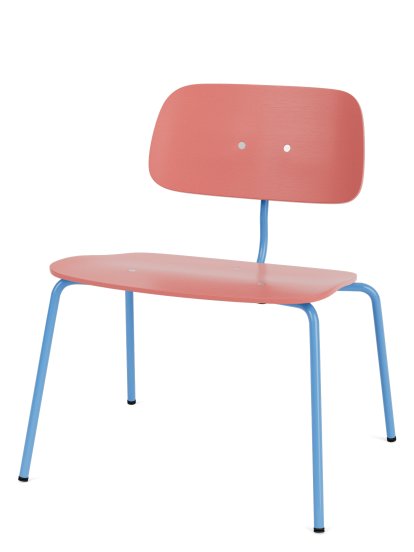 Kevi 2063 Loungestuhl, Rhubarb / azure