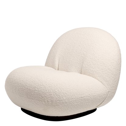 Pacha Loungesessel, Karakorum, Schwarz, Drehbar