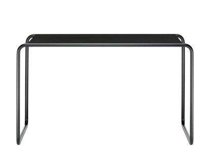 S 285/0 Schreibtisch, Esche gebeizt schwarz, Schwarz, mit Filzgleitern