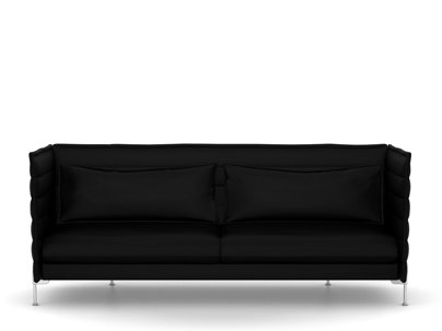 Alcove Sofa, Dreisitzer (H94 x B237 x T84 cm), Credo, Anthrazit/elefant