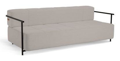Daybe Schlafsofa, Mit Armlehne, Brusvik 02 - graubeige