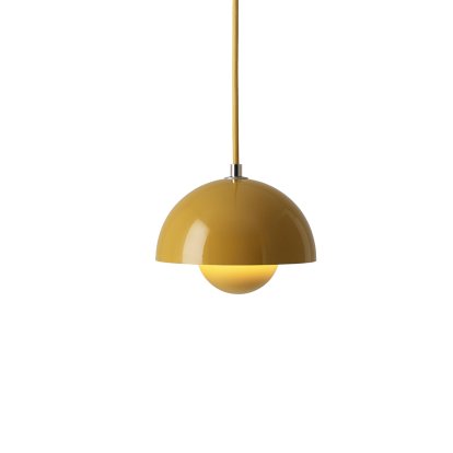 Flowerpot VP10 Pendelleuchte, Mustard