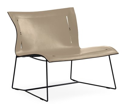 Cuoio Loungesessel, Leder Saddle clay