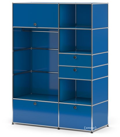 USM Haller Garderobenschrank Typ 1, Enzianblau RAL 5010