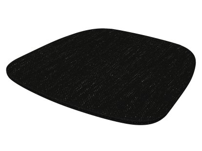 Soft Seats Sitzauflagen, Typ A (B 39,5 x T 38,5 cm), Stoff Corsaro, Schwarz melange