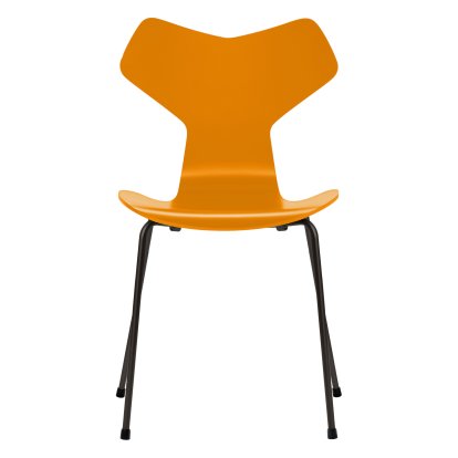 Grand Prix 3130 Stuhl, Lack, Burnt yellow, Black