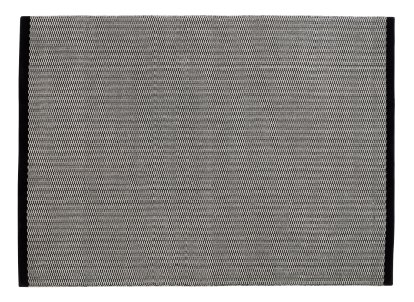 Teppich Gro, 200 x 300 cm, Schwarz/cremeweiß