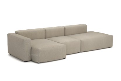 Mags Soft Sofa Kombination 4, Armlehne links, Steelcut Trio - beige