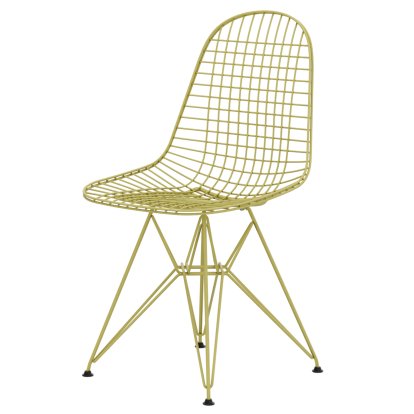 Wire Chair DKR , Pulverbeschichtet citron, Ohne Polsterung, Ohne Bezug