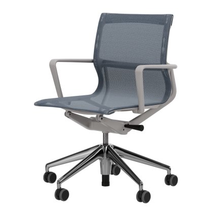 Physix, TrioKnit eisgrau, Soft grey / Aluminium, poliert, Weich für harte Böden