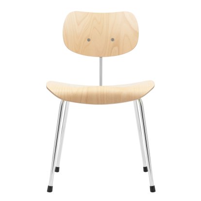 SE 68 Stuhl, nicht stapelbar, ohne Polster, Verchromt, ohne Armlehnen, Buche, natur