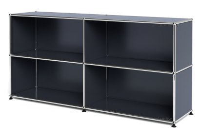 USM Haller Sideboard L offen, Anthrazitgrau RAL 7016