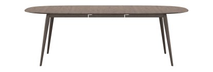 PLAYdinner Lamé Tisch, Eiche geräuchert, Mit einer Einlegeplatte (L 180-230 cm)