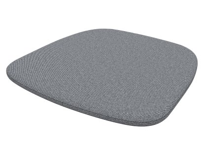 Soft Seats Sitzauflagen, Typ A (B 39,5 x T 38,5 cm), Stoff Plano, Nero / cremeweiß