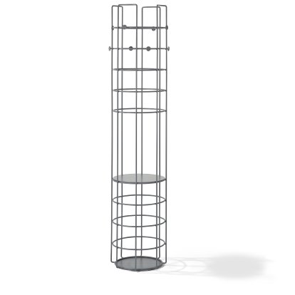 Garderobe Bazar, Basaltgrau (RAL 7012)