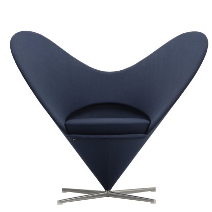Heart Cone Chair, Stoff Hola, dark blue