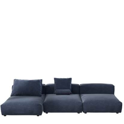 Vetsak Sofa Set 4, Suave - Navy, Mit Kissen
