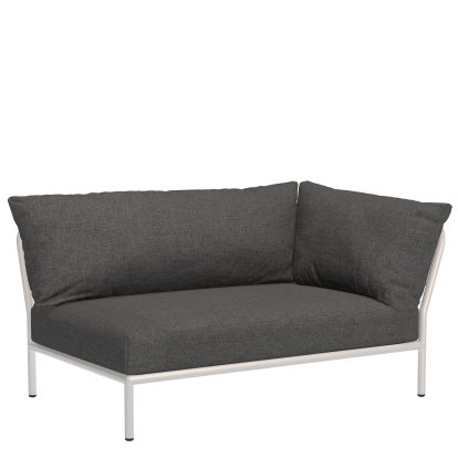 Level 2 Right Corner, Muted White, Dark grey basic