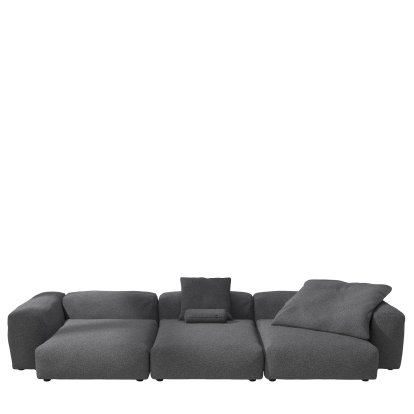 Vetsak Sofa Set 5, Loop loop - Anthracite, Mit Kissen