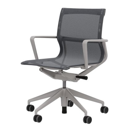 Physix, TrioKnit kieselgrau, Kunststoff, soft grey, Weich für harte Böden