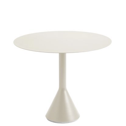 Palissade Cone Tisch, Ø 90 x H 74, Cream white