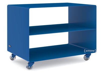 Rollwagen R 103, Einfarbig, Enzianblau (RAL 5010), Transparentrollen