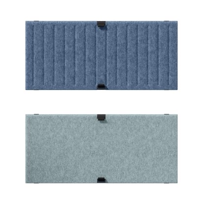 USM Soft Panel Duo für USM Haller Regale, 75 cm x 35 cm, Blau / Hellblau