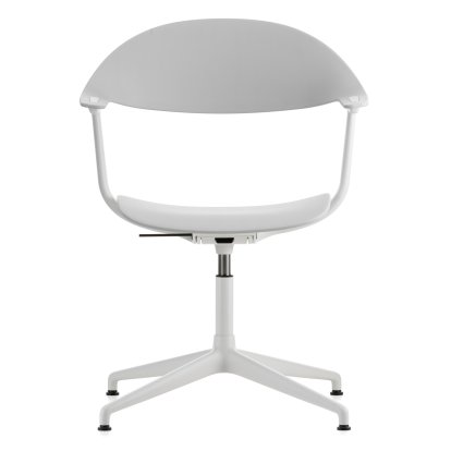 Mynt Drehstuhl, Grau RE, Ohne Polsterung, Ohne Polsterung, Soft light, Gleiter für Teppichboden