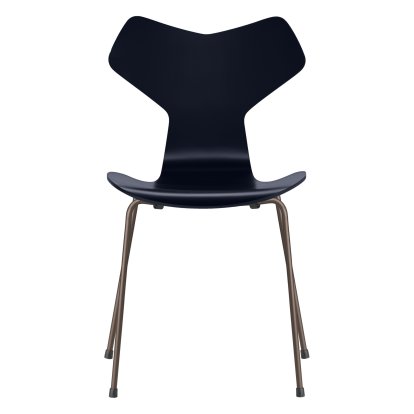 Grand Prix 3130 Stuhl, Lack, Midnight blue, Brown bronze