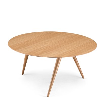 Turn, Low (H 33 x Ø 68 cm), Eiche natur, Eiche natur