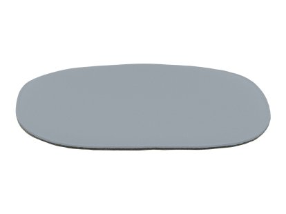 Sitzauflage für Panton Chair, Mit Polster, uni grau hell