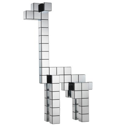 Panton Cubes Steckfigur, Giraffe, Chrom